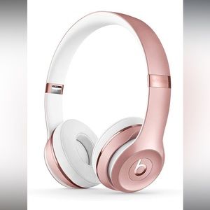 Bose Rose gold solo beat wireless headphones